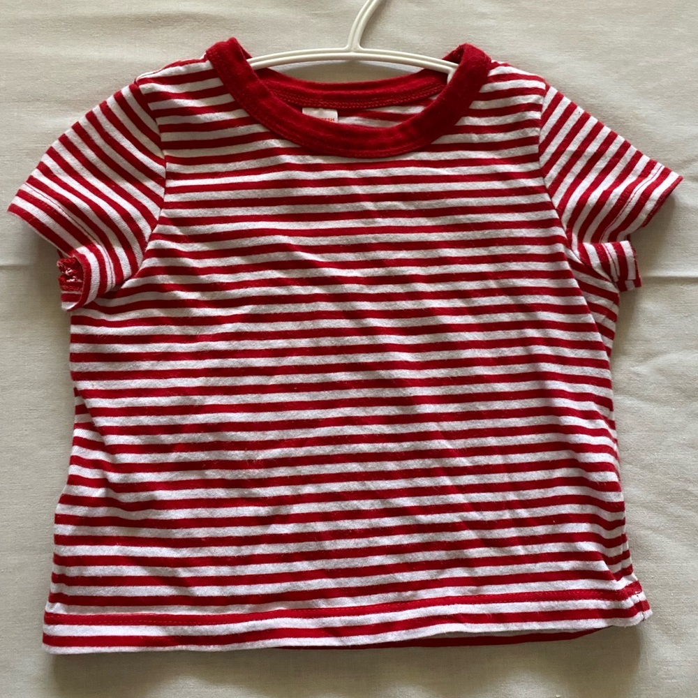 Red & white striped t-shirt